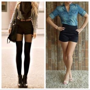H\u0026M | Shorts | Hm High Waisted Black 